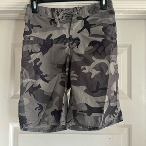 Patagonia Gray Camo Men's Board Shorts
